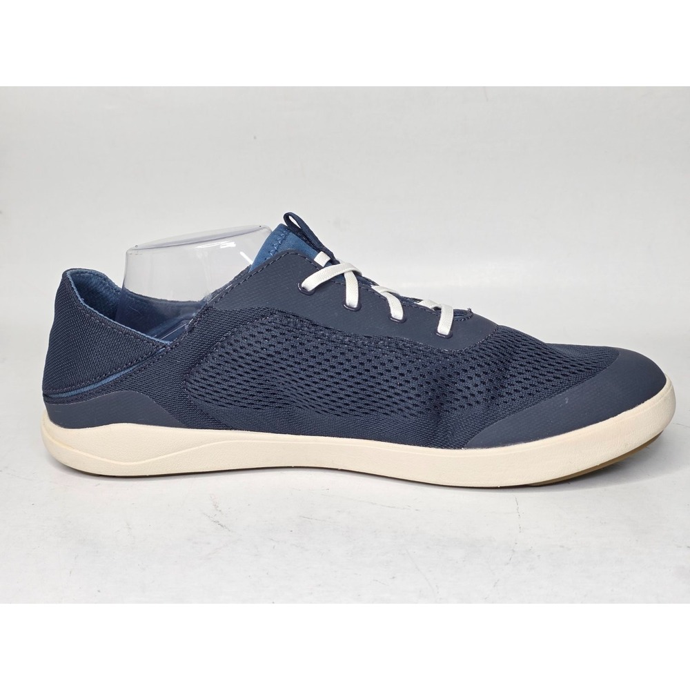 OluKai Moku Pae Men's Sneakers Size 13 EU 46 Navy Mesh Boat Shoes Slip-on Casual - Picture 4 of 10